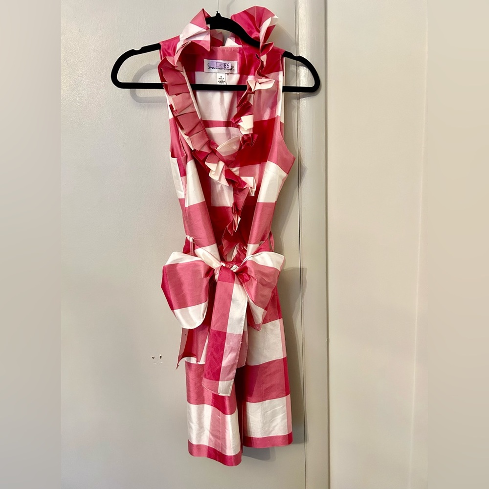 Dupioni Silk Sara Campbell event collection dress